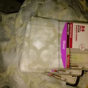 84inch sheer window curtains